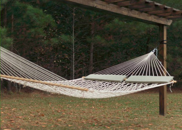 Deluxe 60 Inch Extra Wide Double Cotton Sleeping Hammock