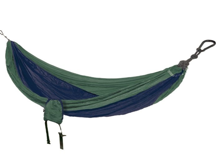 70D 2 Person Parachute Hammock Tree Travel Camping Portable Blue Hunter Green