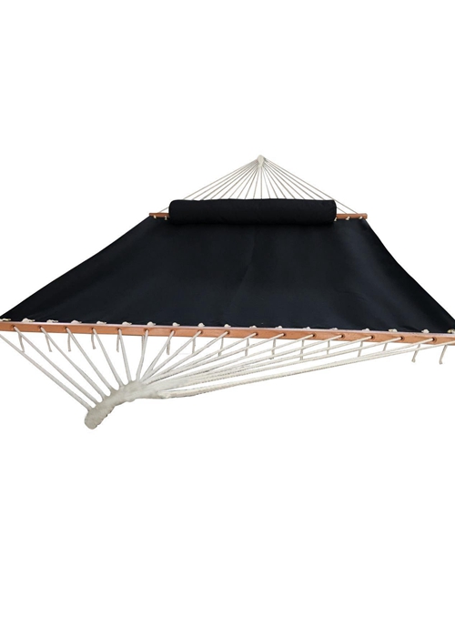 weather resistant single layer olefin double hammock spreader bar navy blue​