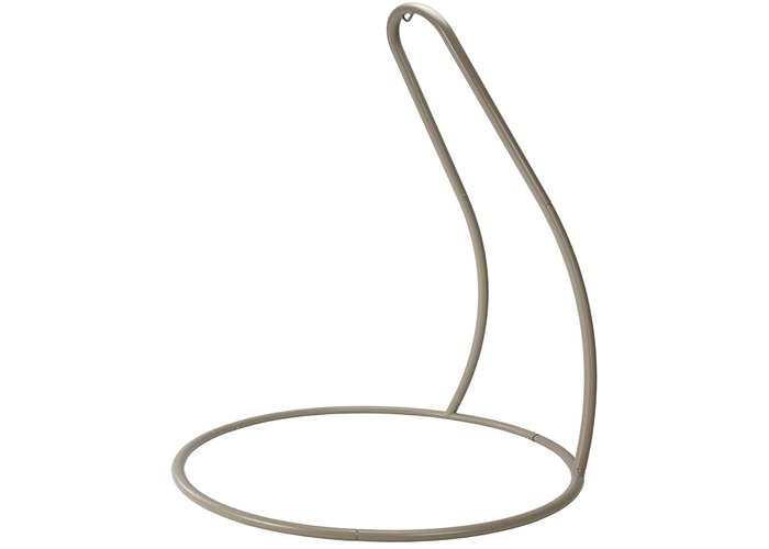 Indoor Single Swing Metal Hammock Chair Stand Taupe , Hanging Chair Stand